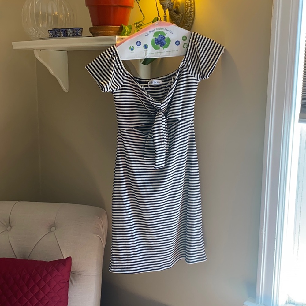 striped dress